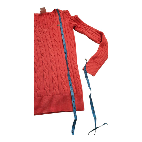 Lacoste Size 34 (Small) Pink Long Sleeve Knit Pullover Sweater - Picture 8 of 9